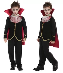 Strój Przebranie Wampir Drakula Halloween 110/116 (120) - Stroje karnawałowe Strój Przebranie Wampir Drakula Halloween 110/116 (120) - Stroje karnawałowe - miniaturka - grafika 1