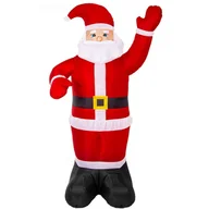 Oświetlenie świąteczne - Mikołaj samopompujący 240 cm dmuchany z oświetleniem LED na zewnątrz IP44 - miniaturka - grafika 1