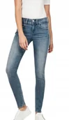 Spodnie damskie - G-STAR RAW SPODNIE JEANSOWE RURKI NIEBIESKIE DAMSKIE 31/30 JSN - miniaturka - grafika 1
