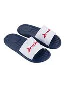 Klapki i japonki męskie - Rider Klapki "Step" w kolorze biało-czerwono-granatowym - miniaturka - grafika 1