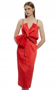 KAREN MILLEN CZERWONA SUKIENKA Z DEKOLTEM SZPIC I KOKARDĄ 34 B1C - Sukienki KAREN MILLEN CZERWONA SUKIENKA Z DEKOLTEM SZPIC I KOKARDĄ 34 B1C - Sukienki - miniaturka - grafika 1