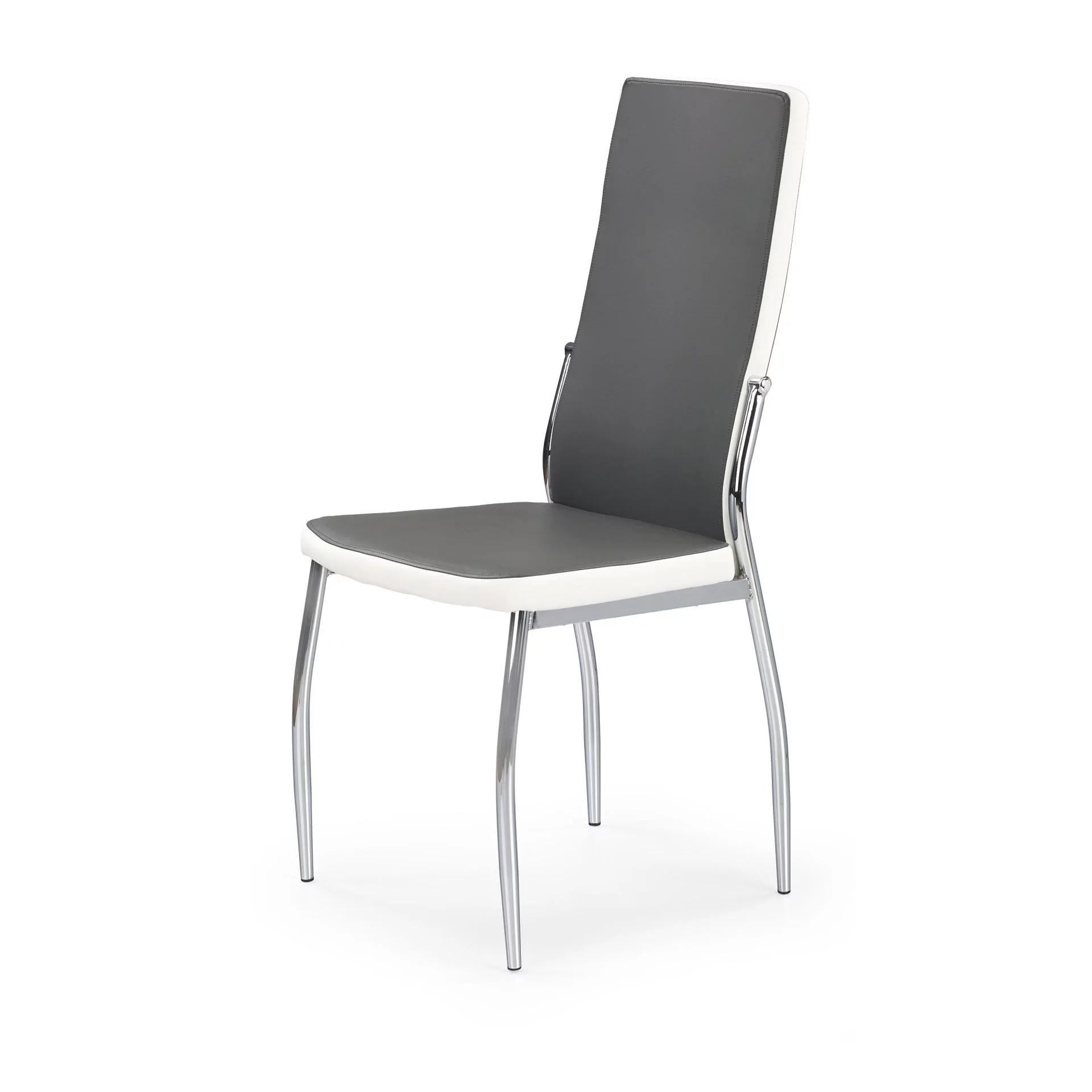 Krzesło Metalowe K-210 Biały / Popiel Halmar
