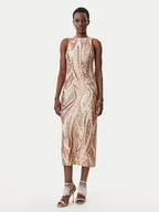 Sukienki - Lola Casademunt by Maite Sukienka koktajlowa MS2516006 Kolorowy Regular Fit - miniaturka - grafika 1