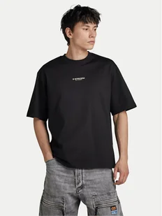 G-Star Raw T-Shirt Center D24780-C336 Czarny Boxy Fit - Koszulki męskie - miniaturka - grafika 1