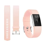Akcesoria do smartwatchy - Opaska Pasek Bransoleta Smoothband Fitbit Charge 2 Pudrowa - miniaturka - grafika 1