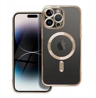 Etui i futerały do telefonów - Futerał ELECTRO MAG COVER kompatybilny z MagSafe do IPHONE 16 Pro Max złoty - miniaturka - grafika 1