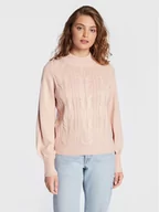Swetry damskie - Brave Soul Sweter LK-286SAHARA Różowy Regular Fit - miniaturka - grafika 1