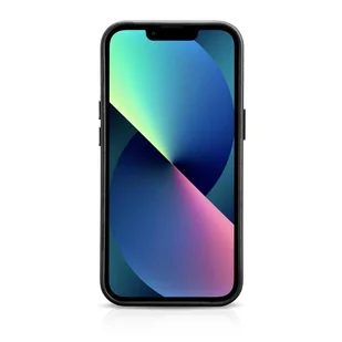 iCarer Oil Wax Premium Leather Case skórzane etui iPhone 14 magnetyczne z MagSafe czarny (WMI14220701-BK) - Etui i futerały do telefonów - miniaturka - grafika 3