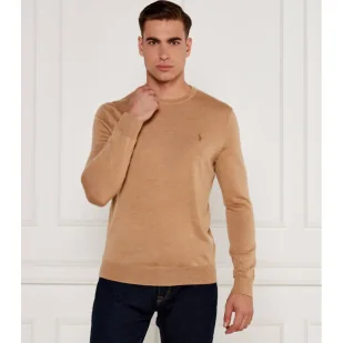 POLO RALPH LAUREN Wełniany sweter Slim Fit - Swetry męskie - miniaturka - grafika 1
