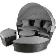 Meble ogrodowe - Meble ogrodowe Round Lounge Chairs Set Outtec - miniaturka - grafika 1
