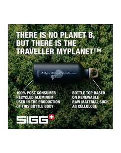 SIGG drinking bottle Traveler MyPlanet ''Direction Plain'' 1L Kolor: CZARNY - Akcesoria i części AGD - miniaturka - grafika 1