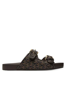 MICHAEL Michael Kors Klapki Byers 40T5BYFS1D Brązowy - Klapki i japonki damskie - miniaturka - grafika 1
