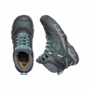 Buty trekkingowe damskie KEEN RIDGE FLEX MID WP - Buty trekkingowe damskie - miniaturka - grafika 2