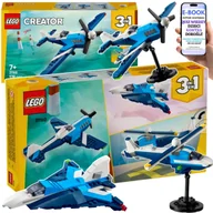 Klocki - LEGO PREZENT CREATOR 3w1 - Statek Powietrzny, Samolot Wyścigowy 31160 - DLA CHŁOPCA DZIECI + EBOOK-2 - miniaturka - grafika 1