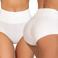 Majtki damskie - LASEROWO CIĘTE majtki KORYGUJĄCE wyszczuplające BRZUCH modelujące - miniaturka - grafika 1
