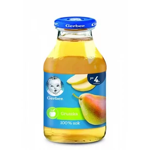 Gerber 100% sok gruszka po 4 miesiącu 200ml - Soki i herbatki dla dzieci - miniaturka - grafika 1