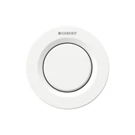 Przyciski spłukujące - Geberit 116.041.11.1 Pneumatyczny przycisk uruchamiaj$190cy WC Typ 01 r$191czny podtynkowy Sigma 8cm pojedynczy bia$192y - miniaturka - grafika 1