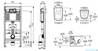 Stelaże i zestawy podtynkowe do WC - Tece stelaż podtynkowy TECEbase + miska Roca Gap Rimless + deska wolnoopadająca Slim 9.400.407/A34647L000/A801482211 - miniaturka - grafika 1