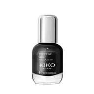 Lakiery do paznokci - KIKO Milano Perfect Gel Nail Lacquer lakier do paznokci z efektem żelu 122 Black 10ml - miniaturka - grafika 1