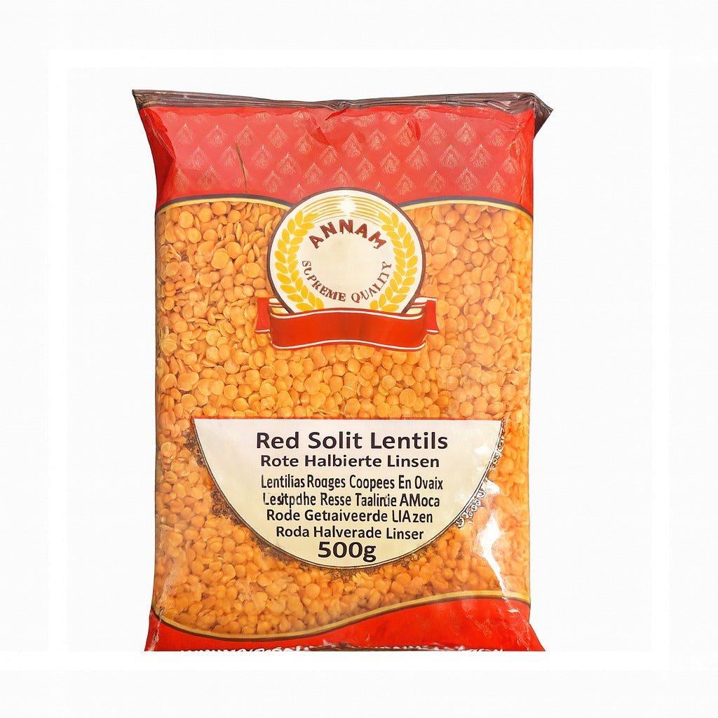 Soczewica czerwona łuskana Annam Red Split Lentils 500g - szybkie gotowanie