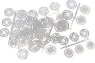 Prace ręczne dla dzieci - Zatrzaski plastikowe nr 1/2 - 7 mm Przeźroczyste - miniaturka - grafika 1