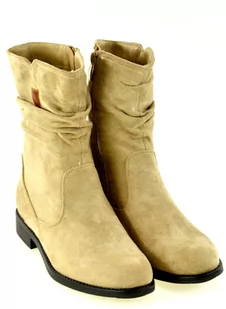 Botki damskie Cabin H2118B beż - Botki damskie - miniaturka - grafika 3