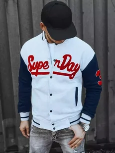 Bluza męska rozpinana szara Dstreet BX5446-M - Bluzy męskie - miniaturka - grafika 1