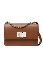 Torebki damskie - Furla Torebka 1927 BAFKACO-ARE000-03B00-1-007-20-BG-B Brązowy - miniaturka - grafika 1