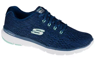 Buty sportowe damskie - Skechers Flex Appeal 3.0 13064-NVGR granatowy - grafika 1