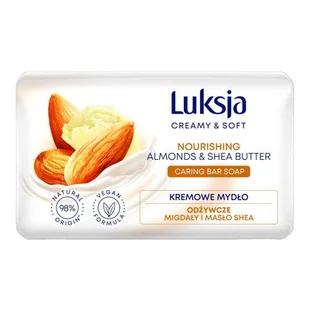 Mydło w kostce 90 g Almond Luksja - Mydła - miniaturka - grafika 1