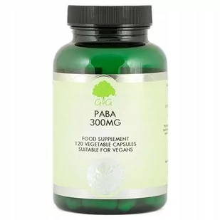 G&G G&G Paba 300 mg x 120 kaps - Włosy, skóra, paznokcie - miniaturka - grafika 1