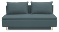 Sofy i kanapy - Sofa rozkładana SARA, sofa z funkcją spania i podstawą do spania, sofa rozkładana: 200 x 85 x 95 cm, kanapa w tkaninie wiklinowej, sofa rozkładana w kolorze: turkusowym - miniaturka - grafika 1