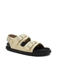 Sandały damskie - Birkenstock Skórzane sandały Cannes EXQ LE Butter - miniaturka - grafika 1