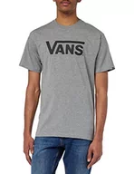 Koszulki męskie - Vans Klasyczna koszulka męska Drop V, Szary wrzosowo-czarny, XL - miniaturka - grafika 1