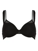 Biustonosze - Passionata - Damski biustonosz z fiszbinami wyściełany, czarny - miniaturka - grafika 1