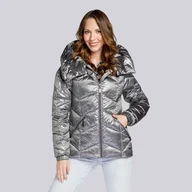 Kurtki damskie - Wittchen Damska kurtka z nylonu pikowana w zygzaki 93-9D-403-8 - miniaturka - grafika 1