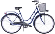 Rowery - Kozbike Holand Orlando Retro 28 cali Damski Granatowy - miniaturka - grafika 1