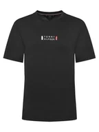 Koszulki męskie - Tommy Hilfiger T-Shirt Brand Love MW0MW41453 Czarny Regular Fit - miniaturka - grafika 1