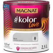 Farby wewnętrzne - Farba #Kolor Love KL13 chłodny beton 2,5 l Magnat - miniaturka - grafika 1