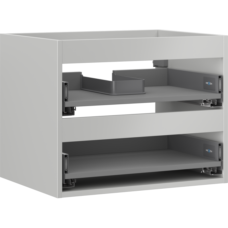 Mexen Box-A korpus szafki podumywalkowej 60 cm, 2 szuflady, szary mat - 91AX0-0600-470-2-62
