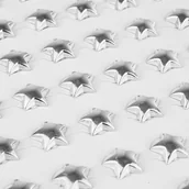 Dekoratorstwo - [59464] Gwiazdki samoprzylepne srebrne 54szt - miniaturka - grafika 1