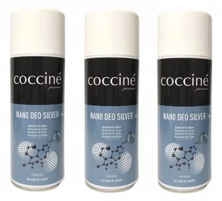 Środki do obuwia i ubrań - Zestaw 3x coccine dezodorant nano deo silver 400 ml - grafika 1