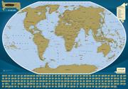 Mapy i plansze edukacyjne - ArtGlob, Świat mapa zdrapka na podkładzie 1:50 000 000 - miniaturka - grafika 1