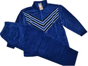 Dresy damskie - DRES v WELUROWY CHABER XXXL 52 54 56 3xl niebieski polski producent - miniaturka - grafika 1