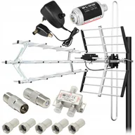 Anteny TV - ANTENA TV DVB-T2 MUX COMBO 200km ZESTAW 2TV LTE - miniaturka - grafika 1
