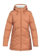 Kurtki damskie - Roxy Better Weather – damska kurtka puchowa z kapturem Longline - miniaturka - grafika 1