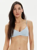 Stroje kąpielowe - Tommy Hilfiger Góra od bikini UW0UW05307 Błękitny - miniaturka - grafika 1