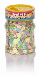 Astra Astra, confetti cekinowe, kółka Pastel, mix kolorów, 100 g - Scrapbooking - miniaturka - grafika 2