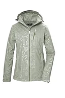 Kurtki damskie - killtec Damska kurtka softshellowa/kurtka outdoorowa z odpinanym kapturem KOS 122 WMN SFTSHLL JCKT FLORAL, jasna szałwia, 44, 42846-000 - miniaturka - grafika 1