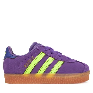 Sneakersy adidas Gazelle Comfort Closure JP7136 Fioletowy - Buty dla chłopców - miniaturka - grafika 1